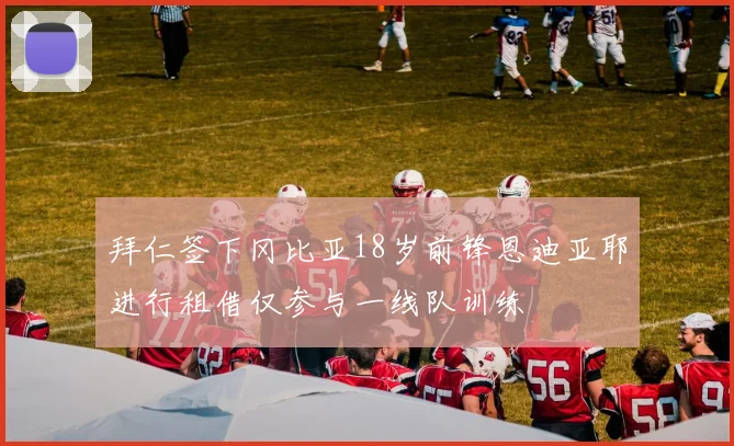 拜仁签下冈比亚18岁前锋恩迪亚耶进行租借仅参与一线队训练